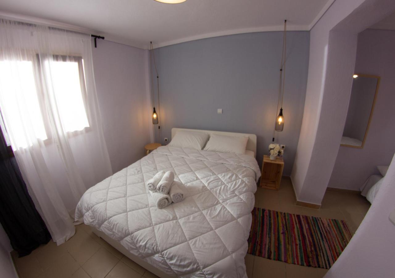 Beachfront Stylish Maisonette In Иериссос Экстерьер фото
